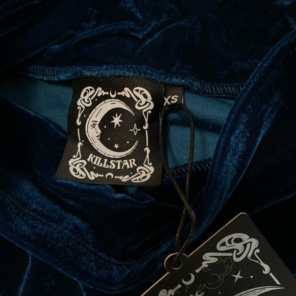 NEW KILLSTAR HEMATITE LEGGINGS [SAPPHIRE] XS - Picture 6 of 8